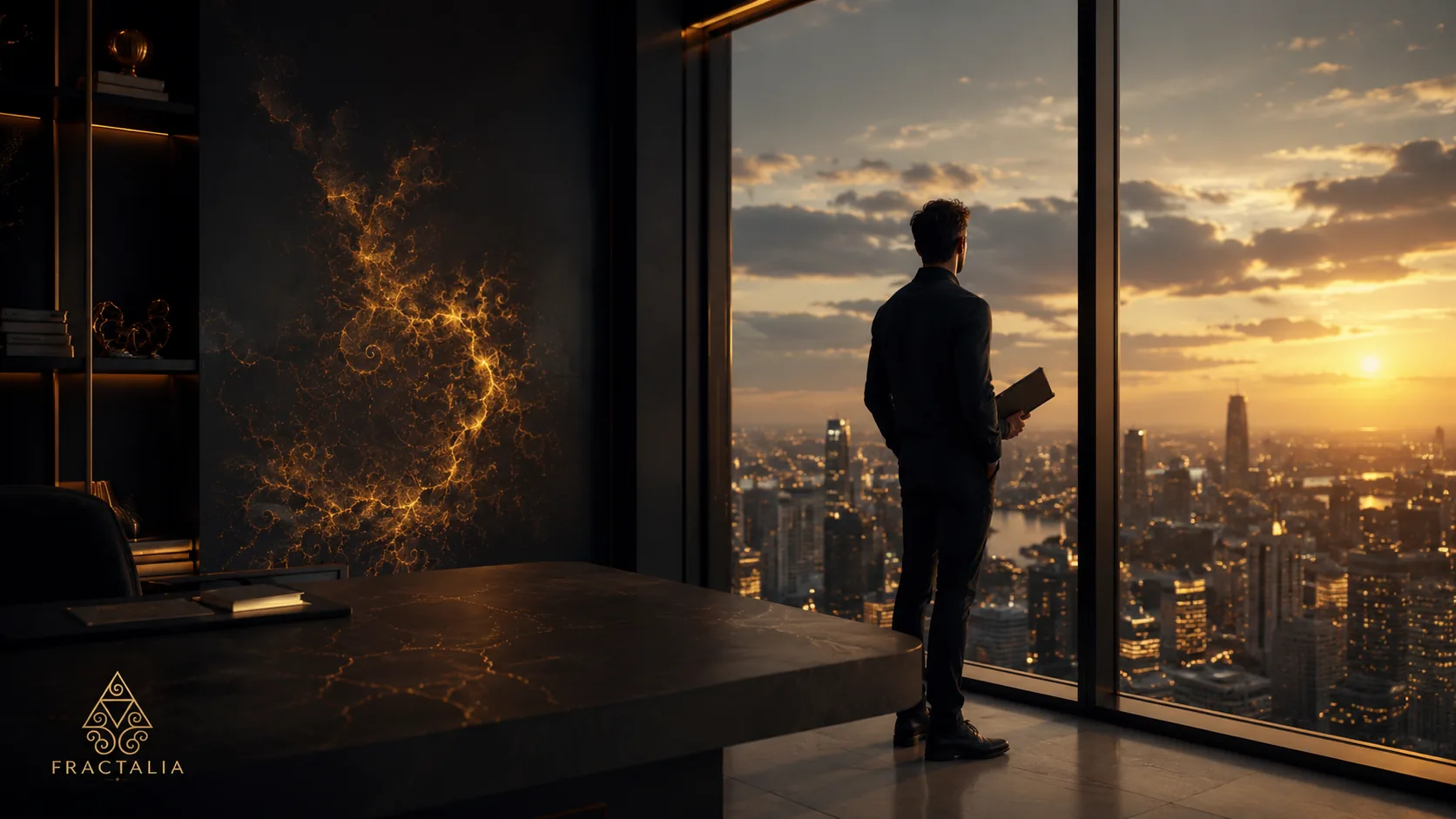 A person looking toward the horizon, considering what direction fits